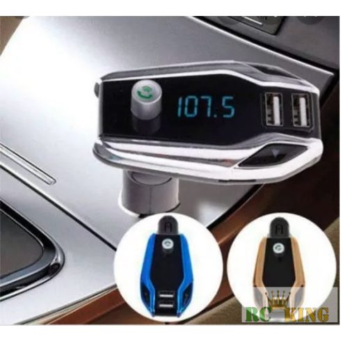 X8 Plus Autós Bluetooth V3.0+EDR Telefon Kihangosító FM Transmitter  MP3 Player Dual USB Töltő