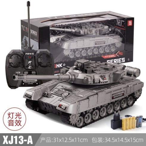T-90 RC Tank Series XJ13 RC Távirányítható Multi Funkciós Tank Hang- És Fény Hatásokkal 1:30 Méret