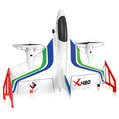 WLtoys XK X420  Rc Repülőgép Dualcopter Repülő  2.4G 6CH 420mm 3D6G mód az akrobata repülés új úttörője