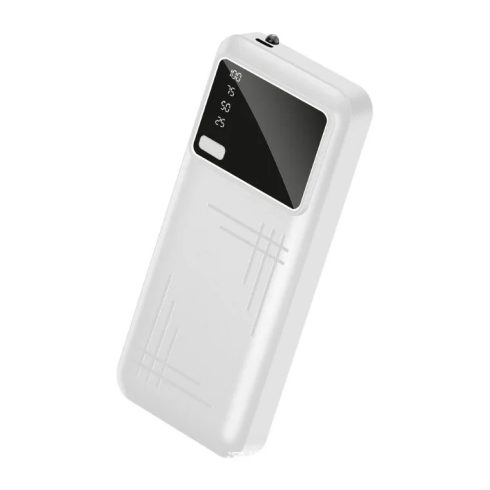 20000mAh-s külső akkumulátor digitális kijelzővel és beépített világítással (Y04)