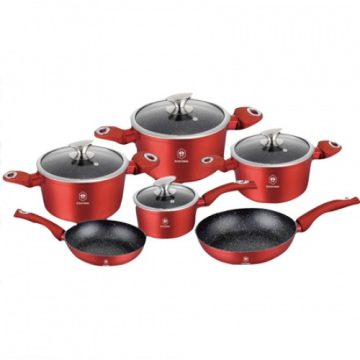   Zurrichberg 11 részes Márvány Bevonatú Öntött Alumínium Edénykészlet ZBP/7120