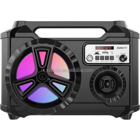 7 színű Kareoke lámpa MODE vezérléssel/doboz funkcióval/ Hangszóró 6,5 hüvelyk/teljesítmény: 12W