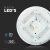 V-TAC 35 Cm LED Mennyezeti Lámpa Csillagokkal  24W, Bling Star Cover 3in1, Változtatható Szín Hideg - Természetes - Meleg Fehér