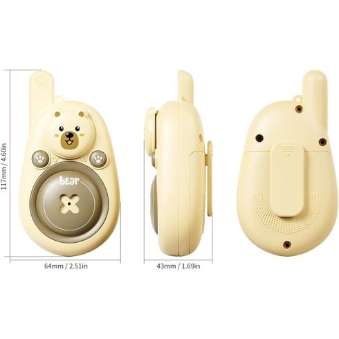 Beary Kültéri Beszélgetős Játék CB Rádió Walkie Talkie Gyerekeknek Telefon