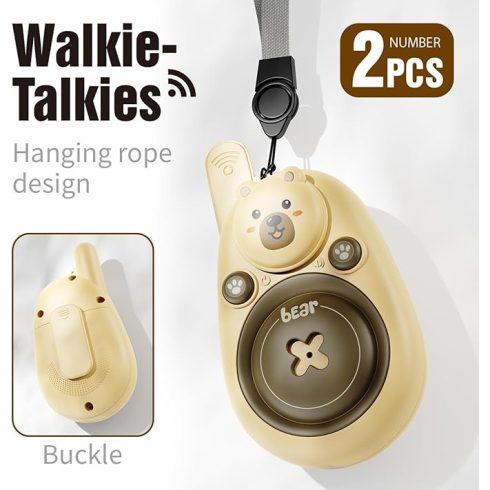Beary Kültéri Beszélgetős Játék CB Rádió Walkie Talkie Gyerekeknek Telefon