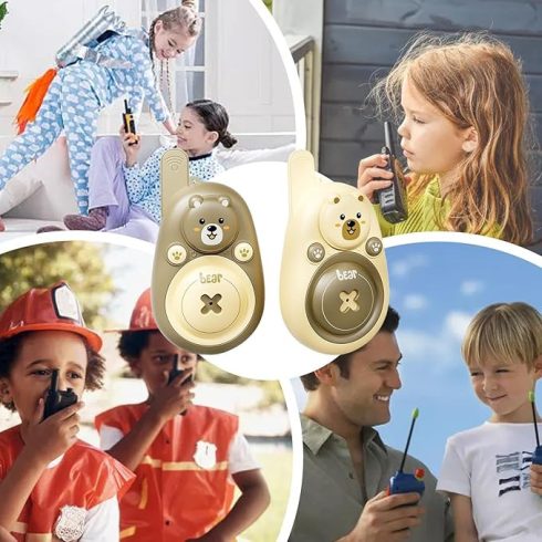 Beary Kültéri Beszélgetős Játék CB Rádió Walkie Talkie Gyerekeknek Telefon