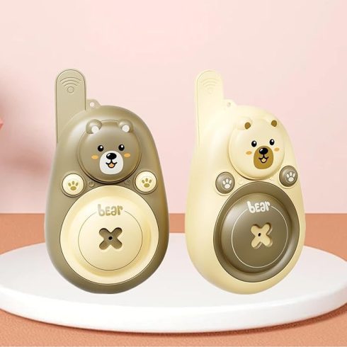 Beary Kültéri Beszélgetős Játék CB Rádió Walkie Talkie Gyerekeknek Telefon