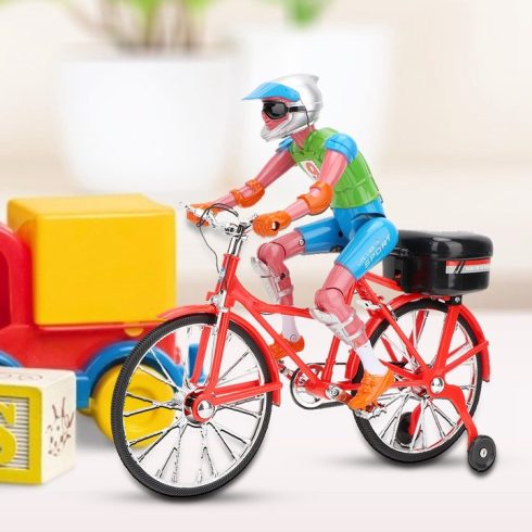 Johny-likeit  Nagy Elektromos Bicikli Kerékpár Játék 2 segédkerék Gyerekeknek 3 éves kortól