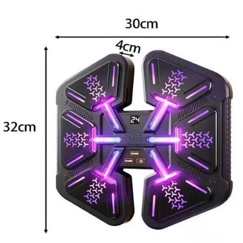 Falra szerelhető interaktív Bluetoothos LED Bokszgép gyerekeknek – játék, tanulás és mozgás egyben Box Géppel