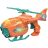   LOYALSE Buborék Fújó Repülő gép Helikopter gyerekeknek strandjáték automatikus buborékgyártó zenével és fényekkel