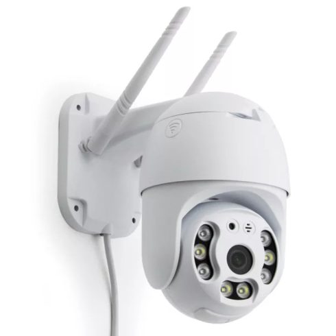 Smart Cam Mobilról Irányítható Kompakt WiFi IP Kamera Éjjellátó Funkcióval IP65