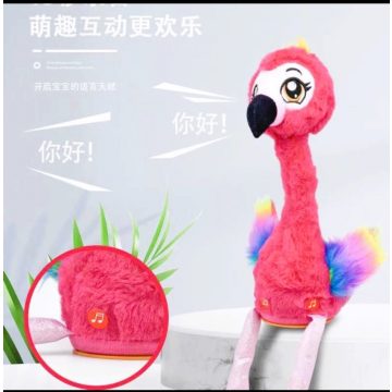 Éneklő zenélő vicces strucc madár