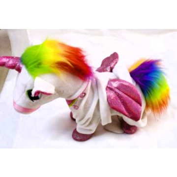Szivárványos Egyszarvú Plüss Állatka