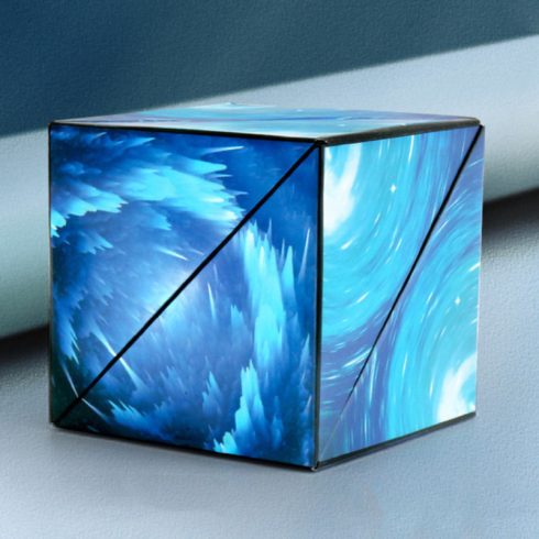 Újdonság Mágneses Varázskocka Magic Cube  Fejlesztő Játék Most 2 az 1 ben, a Végtelen Űr témában