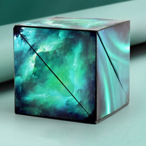 Újdonság Mágneses Varázskocka Magic Cube  Fejlesztő Játék Most 2 az 1 ben, a Végtelen Űr témában