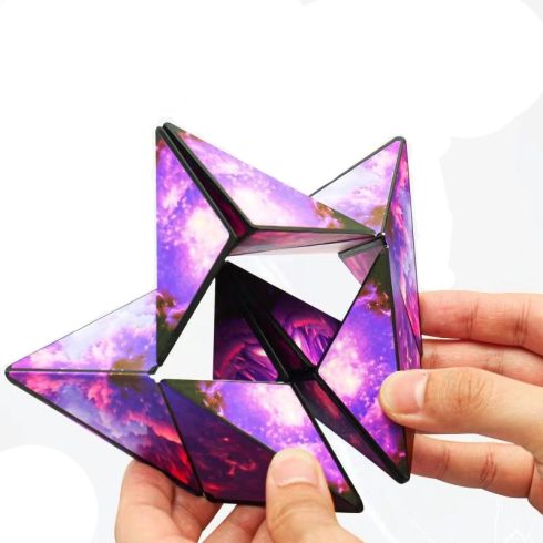 Újdonság Mágneses Varázskocka Magic Cube  Fejlesztő Játék Most 2 az 1 ben, a Végtelen Űr témában