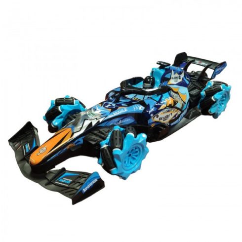 Nagy 1:10 30 Cm Formula 1 drift Autó – világító, zenélő, füstölő versenyautó távirányítóval Aszfaltra Köre