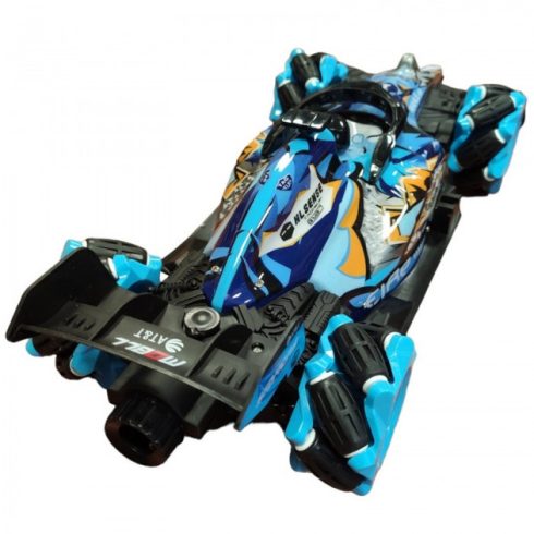 Nagy 1:10 30 Cm Formula 1 drift Autó – világító, zenélő, füstölő versenyautó távirányítóval Aszfaltra Köre