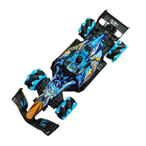 Nagy 1:10 30 Cm Formula 1 drift Autó – világító, zenélő, füstölő versenyautó távirányítóval Aszfaltra Köre