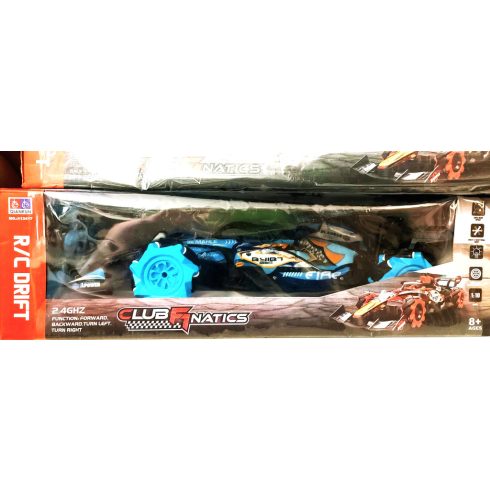 Nagy 1:10 30 Cm Formula 1 drift Autó – világító, zenélő, füstölő versenyautó távirányítóval Aszfaltra Köre