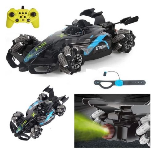 Nagy 1:10 30 Cm Formula 1 drift Autó – világító, zenélő, füstölő versenyautó távirányítóval Aszfaltra Köre