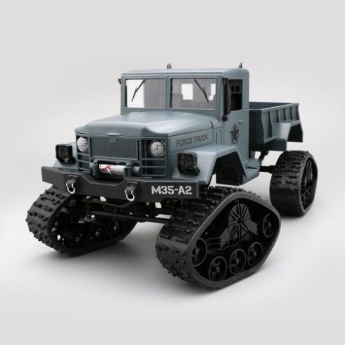 Fayee 1:16 Rc M35 A2 Amerikai Hójáró Teherautó Lánctalppal Valódi Terepjáró Képességgel Lánctalp Lánctalpas