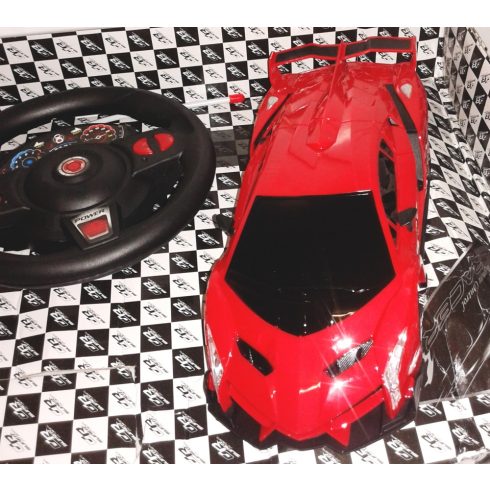 1:14 Nagy Gravity Szenzoros Kormány Távirányítós RC Lamborghini INDUKCIÓS AUTÓ Akkus