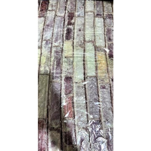 10 darab Öntapadós 3d Tégla Hatású Dekor Falmatrica, Tapéta Homok Márvány Mintával 70x70x0,6 Cm