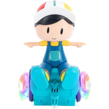   Újdonság Elektromos Kétkerekű kaszkadőrjáték, pörgethető interaktív Hoover Játék Kisfiú 360°-ban forgatható