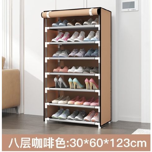 Nemix Scarpieri 7 Emeletes Hordozható Kemping Cipőtartó Szürke