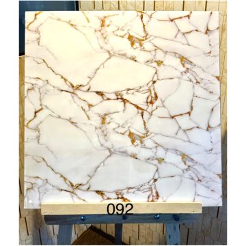   12 Db Királyi Márvány Dekor Falpanel Lap Falra 60 X 60 Cm Fényes Vízálló Felülettel