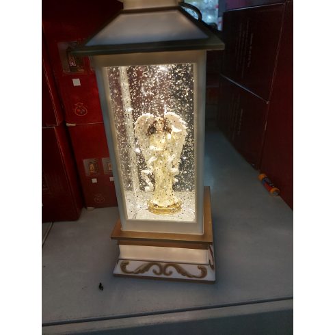 Karácsonyi Angyal Dísztárgy Szentlelket Ábrázoló Galambbal Hógömb Elemes