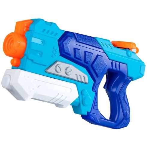 Vízipisztoly gyerekeknek 6 éves kortól, 500 ml-es tartály medencéhez/strandhoz, kék