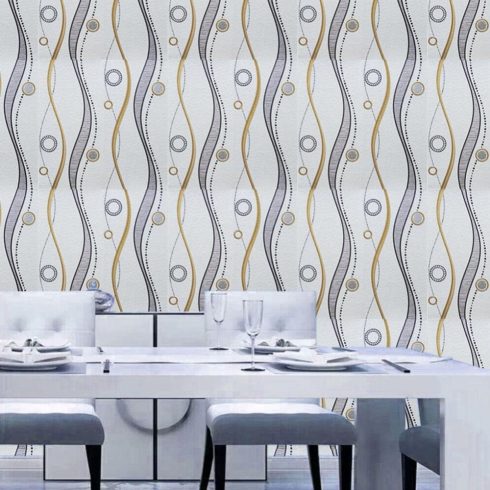 10 darab Öntapadós 3D falmatrica Klasszikus Absztrakt mintával 70x 70 x 0,6 cm-es méretben Tapéta