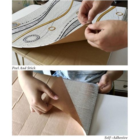 10 darab Öntapadós 3D falmatrica Klasszikus Absztrakt mintával 70x 70 x 0,6 cm-es méretben Tapéta