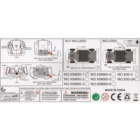 RC Távirányítós autó füst + fény effektekkel (zöld szín) Legjobb Ajándék gyereknek