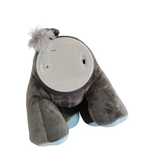 Plüss "Kukucs" Elefánt 25 cm Újfajta Énekel és Hangot Utánoz Fülmozgatás Mellett