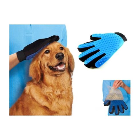 Kutyafésű, kutyakefe, macska szőrtelenítő kesztyű