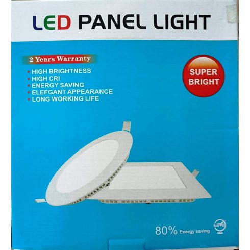 Beépíthető Kör Led Panel 24W meleg fehér