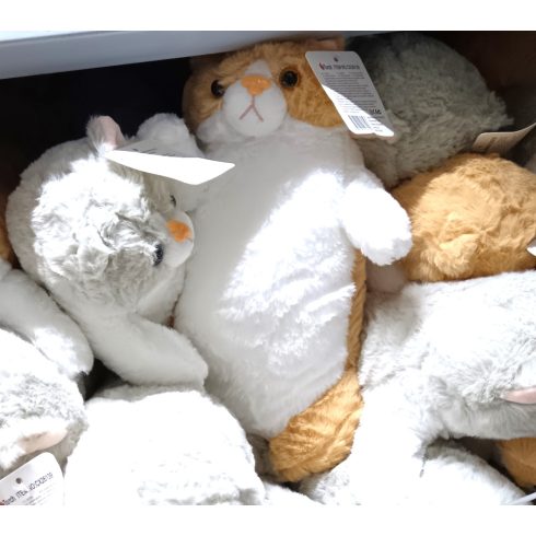 Lusta macska kitömött állat: Az új ennivaló barátod 25 Cm