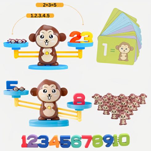 Digitális Oktatási Játékok Majom Mérleg