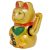 Maneki Neko Szerencsehozó Kerámia Macska, Integető Cica - 21cm
