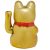Maneki Neko Szerencsehozó Kerámia Macska, Integető Cica - 21cm