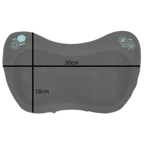 Eredeti Shiatsu Hátmasszírozó és Melegítő Masszázs párna Masszázspárna