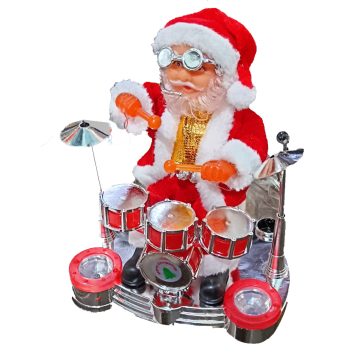   Doboló Zenélő Mikulás Játék Karácsonyi Ajándék Karácsonyra