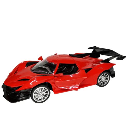 Gombnyomásra Kinyíló Ajtós Szuper Versenyautó Távirányítós Játék autó