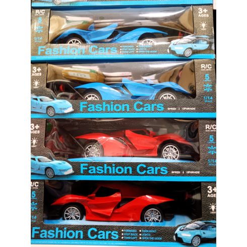 Gombnyomásra Kinyíló Ajtós Szuper Versenyautó Távirányítós Játék autó