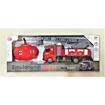   Emulational Truck RC Távirányítós Kosaras Tűzoltó Autó Teherautó Tűzoltóautó Legolcsóbb Elemes Elemes Távirányítós TJátékok