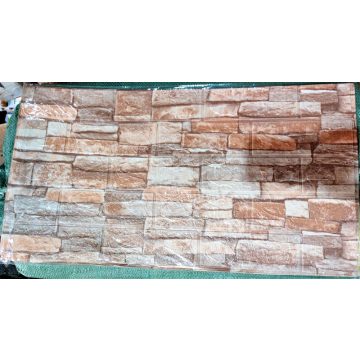   5 Darab Öntapadós 3d Ódon Terrakotta Tégla Fal Hatású Dekor Falmatrica Tapéta