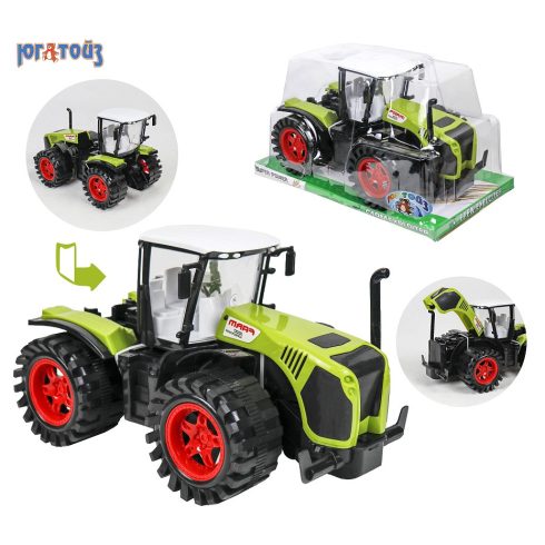 Rappa Hatalmas Traktor Állítható Fülkével Lendkerekes Óriás Játék